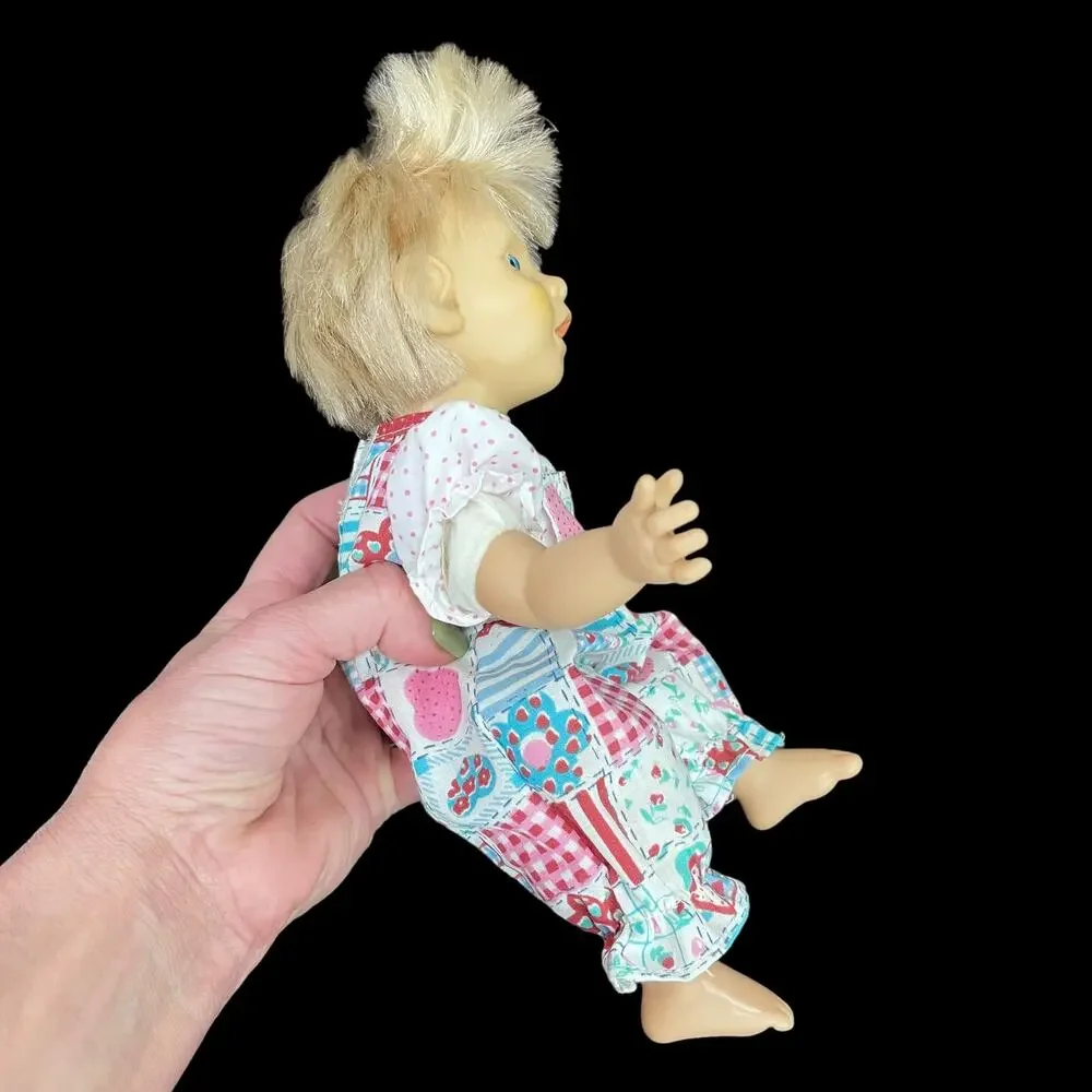 Gloobee Bunch Doll Real Life Expressions Vintage 1990s Blonde Blue Eyes READ